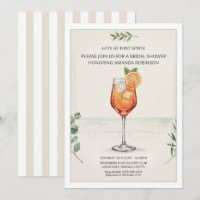 Love at First Spritz Coastal Chic Bridal Shower