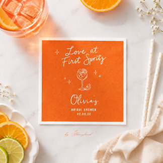 Love at First Spritz Napkin