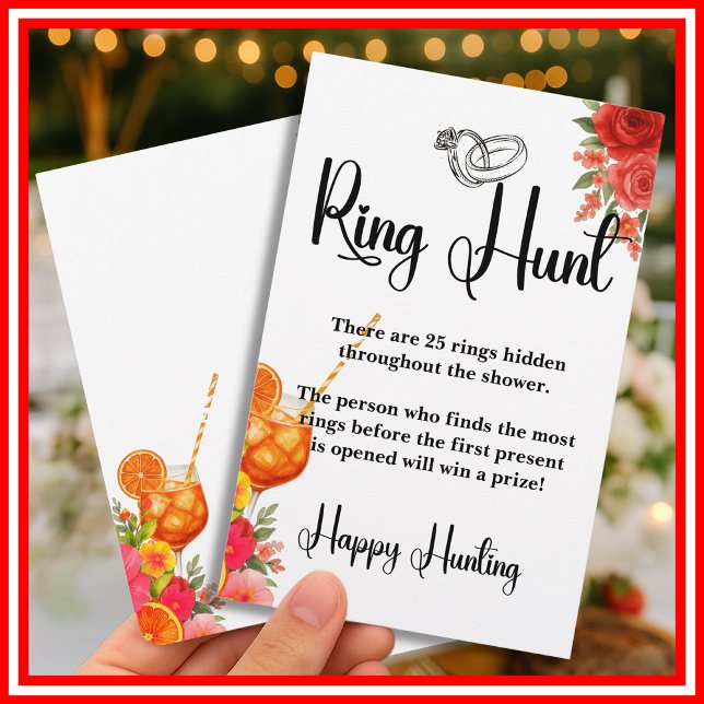 Love at First Spritz | Ring Hunt Bridal Game (Creator Uploaded)