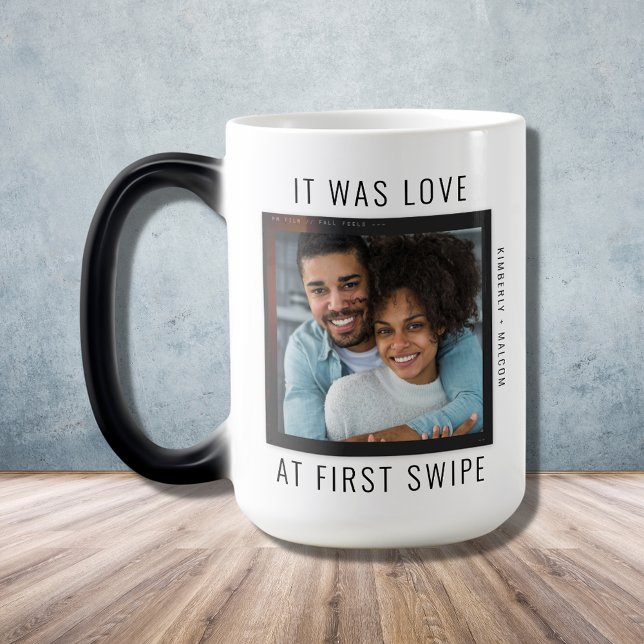 Love at First Swipe Online Couple Valentine Mug (Creator Uploaded)
