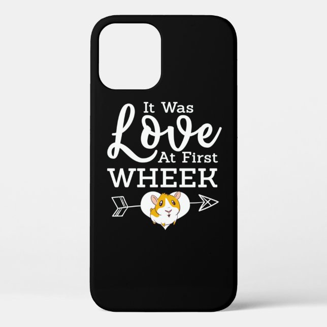 Love At First Wheak Guinea Pig Cavy Roddent Case-Mate iPhone Case (Back)