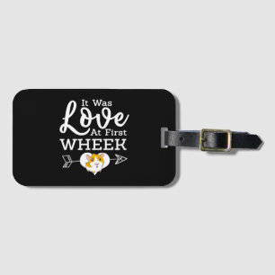 Love At First Wheak Guinea Pig Cavy Roddent Luggage Tag