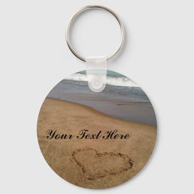 Love at the Beach Keychain (Front)