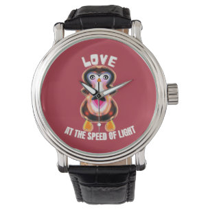 Love at the Speed of Light Penguin Gift Watch