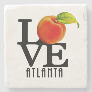 LOVE Atlanta Georgia Stone Coaster