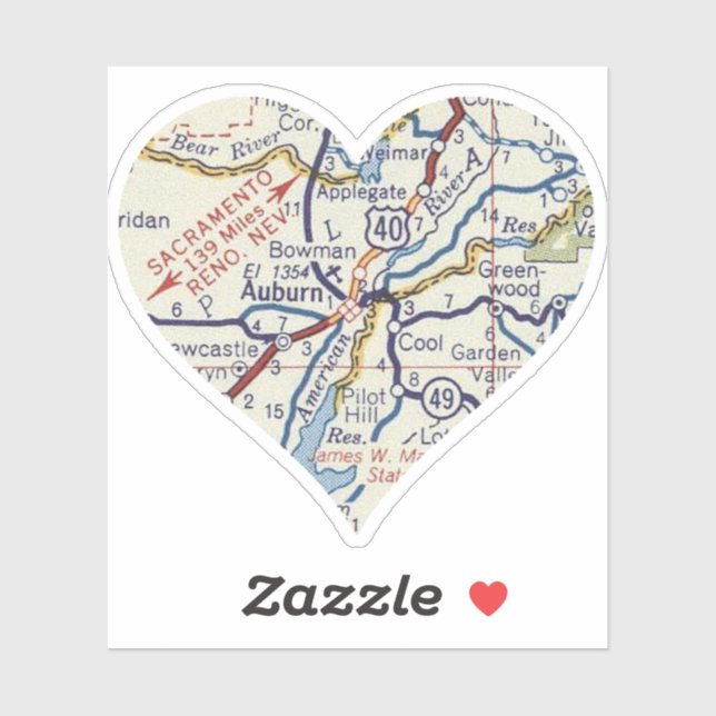 Love Auburn California (Sheet)