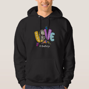 Love Auntie Life Skull Auntie Matching Family Grou Hoodie