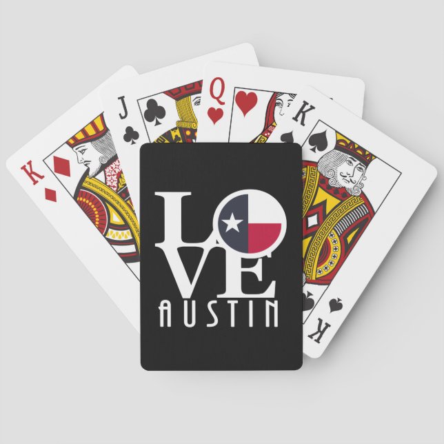 LOVE Austin Texas Playing Cards (Back)