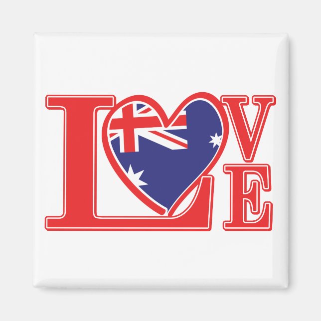 Love-Australia Magnet (Front)