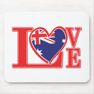 Love-Australia Mouse Mat