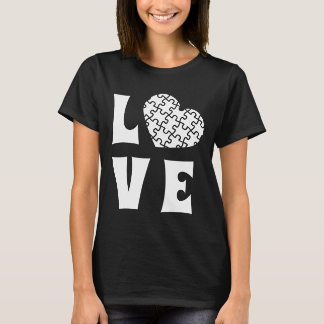 Love Autism Awareness         T-Shirt (Front)