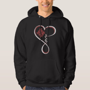 Love Autism Heart Hoodie