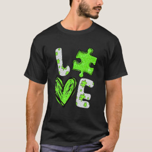 Love Autism Patty's Day St Patrick's Day T-Shirt