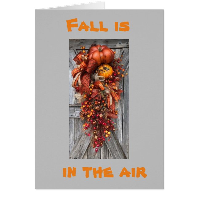 LOVE AUTUMN AND YOU "LOVE CARD" (Front)