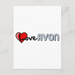 Love AVON Postcard