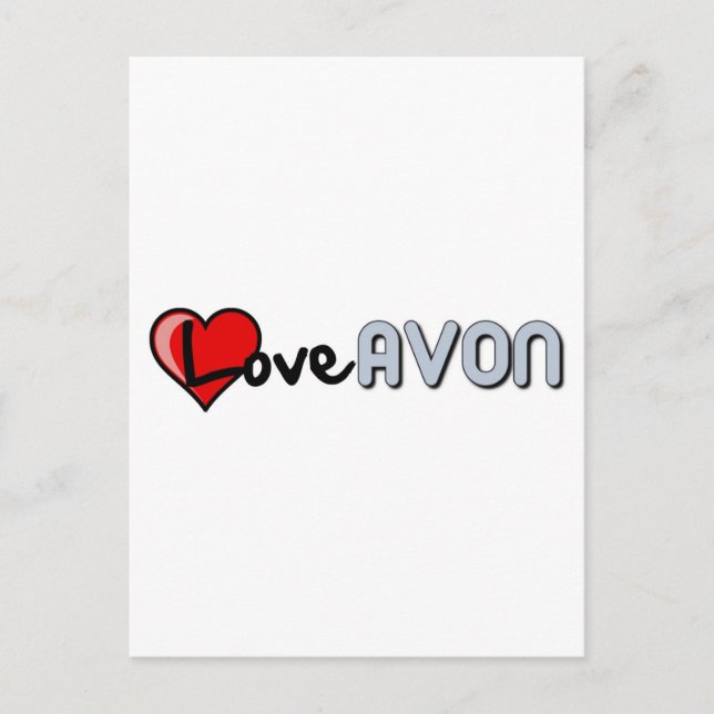 Love AVON Postcard (Front)