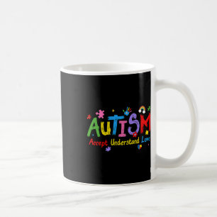 Love Awareness Understanding Autism Accept Autism Coffee Mug