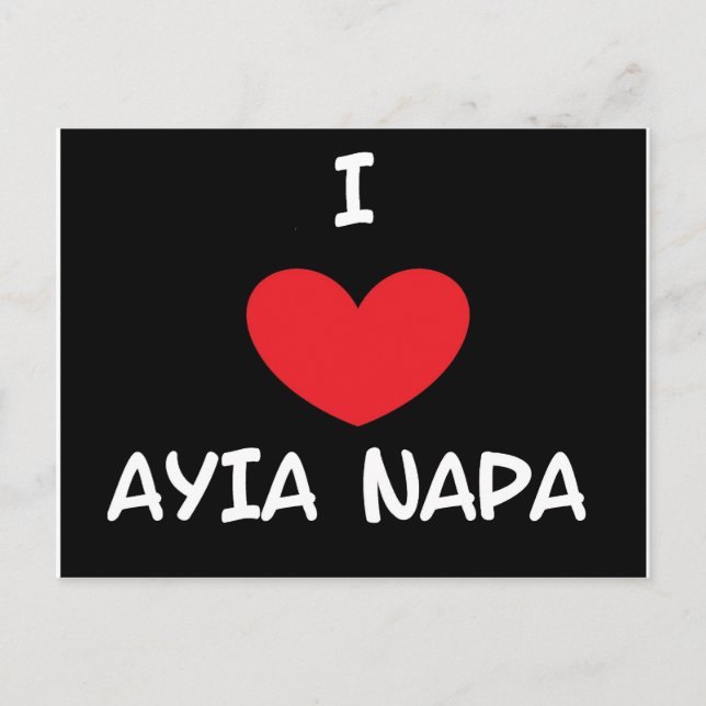 Love Ayia Napa Postcard (Front)