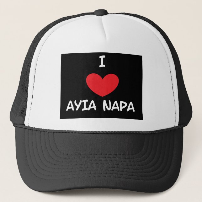 Love Ayia Napa Trucker Hat (Front)