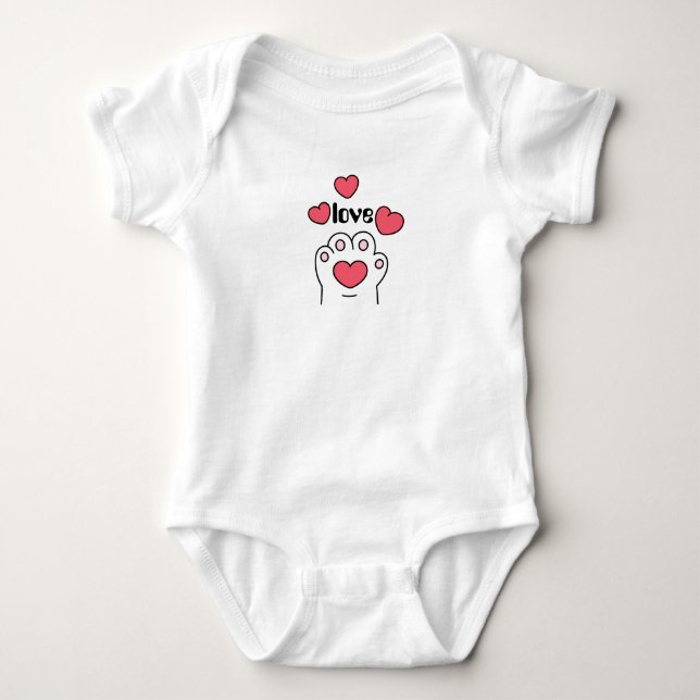 love baby bodysuit (Front)