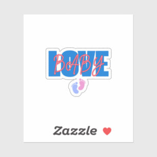 Love Baby Minimal Sticker