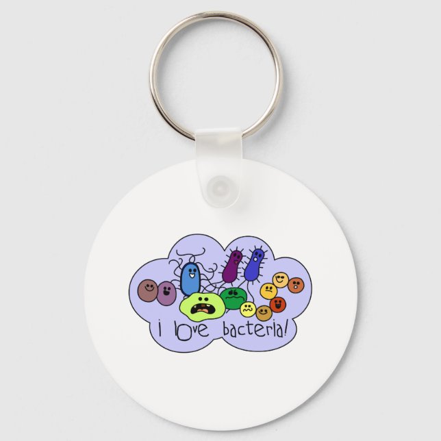 Love Bacteria Key Ring (Front)