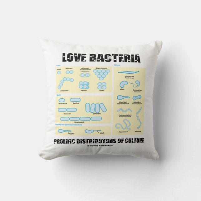 Love Bacteria Prolific Distributors Of Culture Cushion (Front)