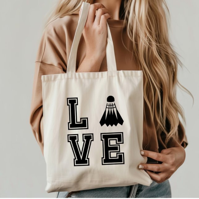 Love Badminton  Tote Bag (Creator Uploaded)