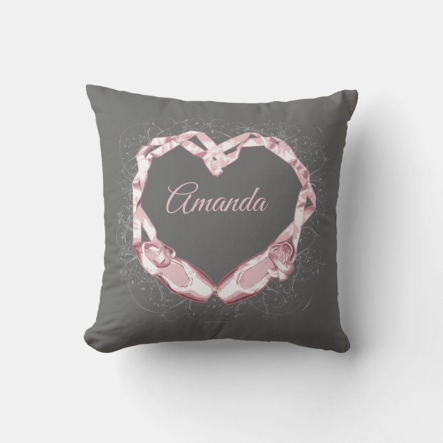 Love Ballet (Personalised) Cushion (Front)