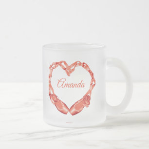 Love Ballet (Personalised) Frosted Glass Coffee Mug