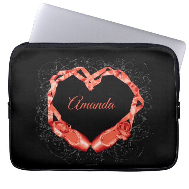 Love Ballet (Personalised) Laptop Sleeve (Front)