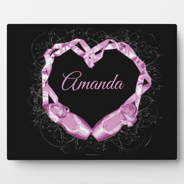 Love Ballet (Personalised) Plaque (Front)