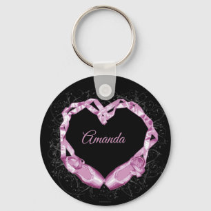 Love Ballet (Personalized) Key Ring