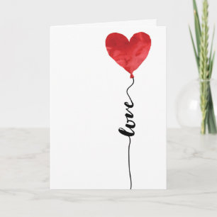 Love Balloon - Happy Valentine's Day greeting card