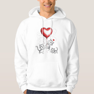 love balloon hoodie
