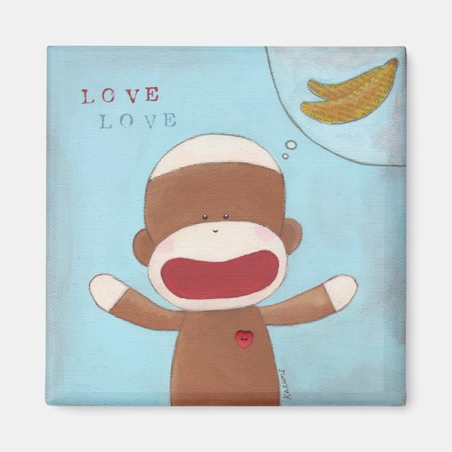 Love & Bananas Magnet (Front)
