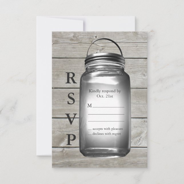 Love Barn Weddings RSVP (Front)