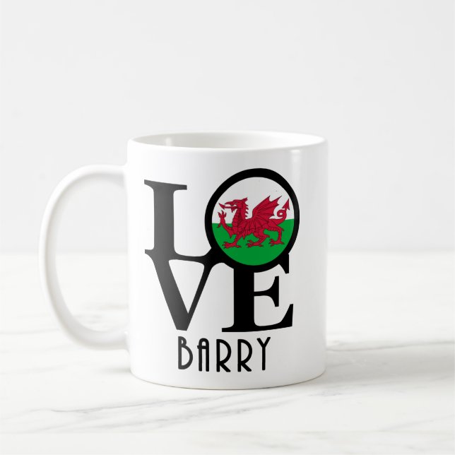 LOVE Barry Wales 11oz Coffee Mug (Left)