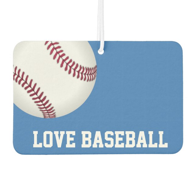 Love Baseball Air Freshener (Front)
