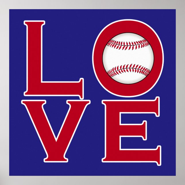 LOVE: Baseball Poster (Front)