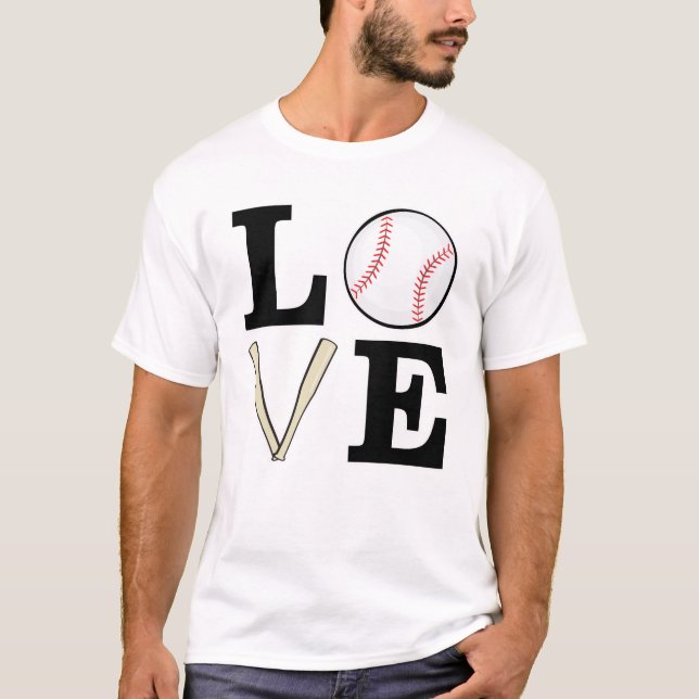 Love Baseball T-Shirt (Front)