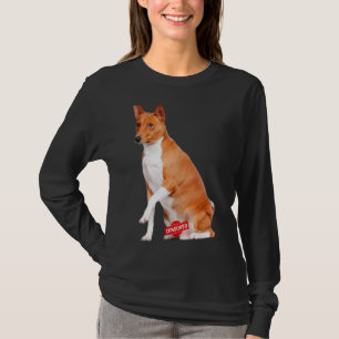 Love Basenji Dog Mum Dad Puppy Cute Pet Valentine T-Shirt