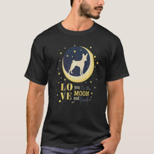 Love Basenji To The Moon T-Shirt