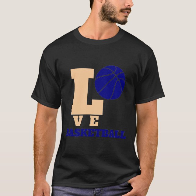 Love Basketball 1  T-Shirt (Front)