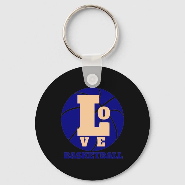 Love Basketball 3  Key Ring (Front)