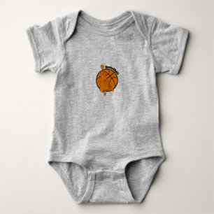 love basketball baby bodysuit