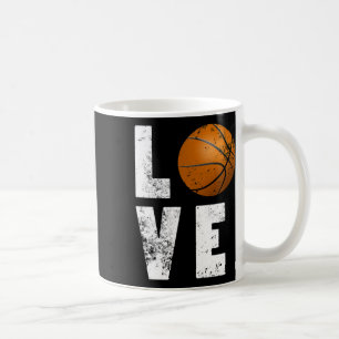 Love Basketball Cool Design For Sport Lovers Coffee Mug