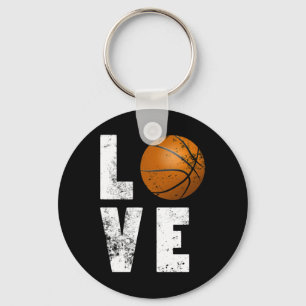 Love Basketball Cool Design For Sport Lovers Key Ring