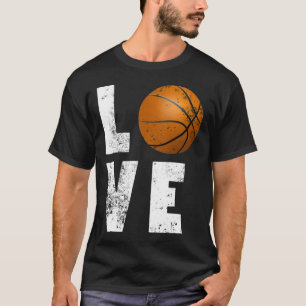 Love Basketball Cool Design For Sport Lovers T-Shirt