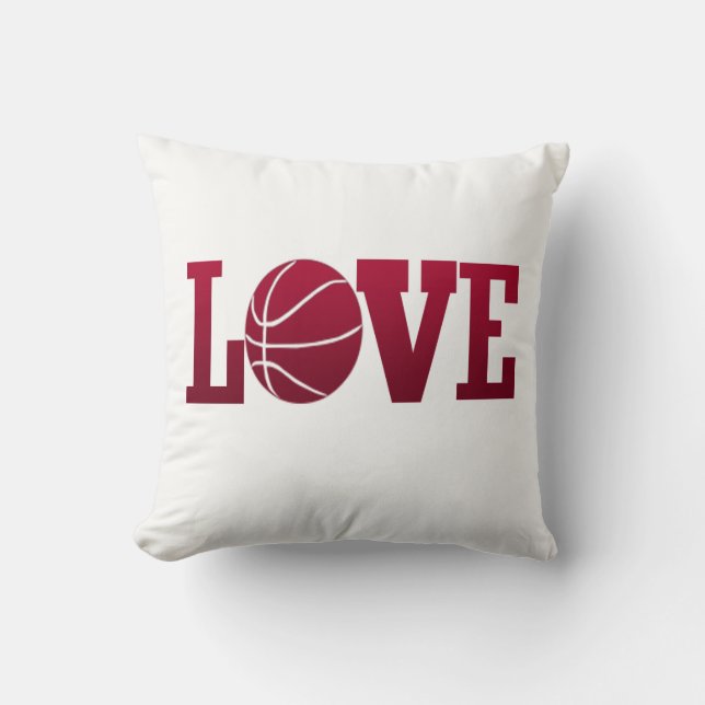 LOVE BASKETBALL CUSHION (Front)